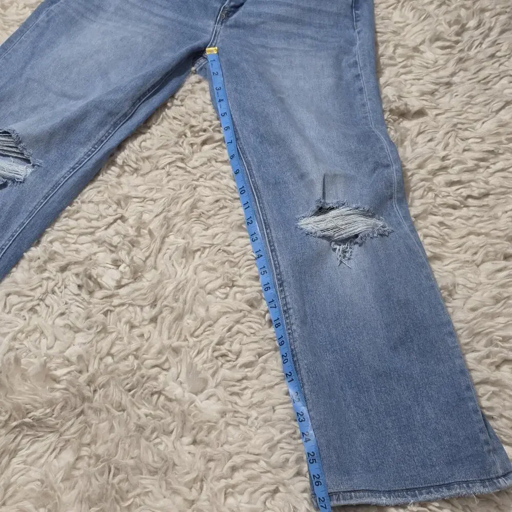 Flying Monkey Women's Mid Rise Classic Straight Jeans Size 30